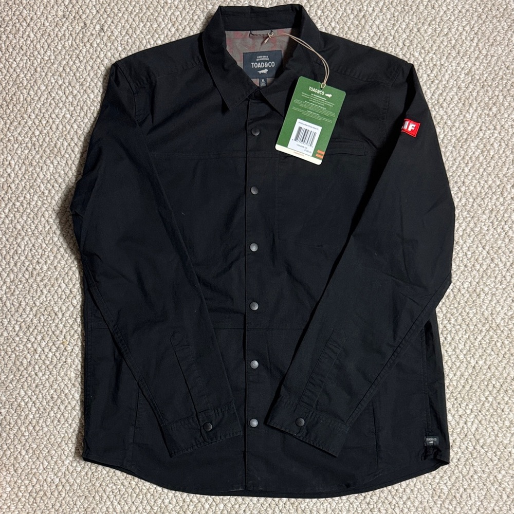 Toad & Co Black Shirtjacket